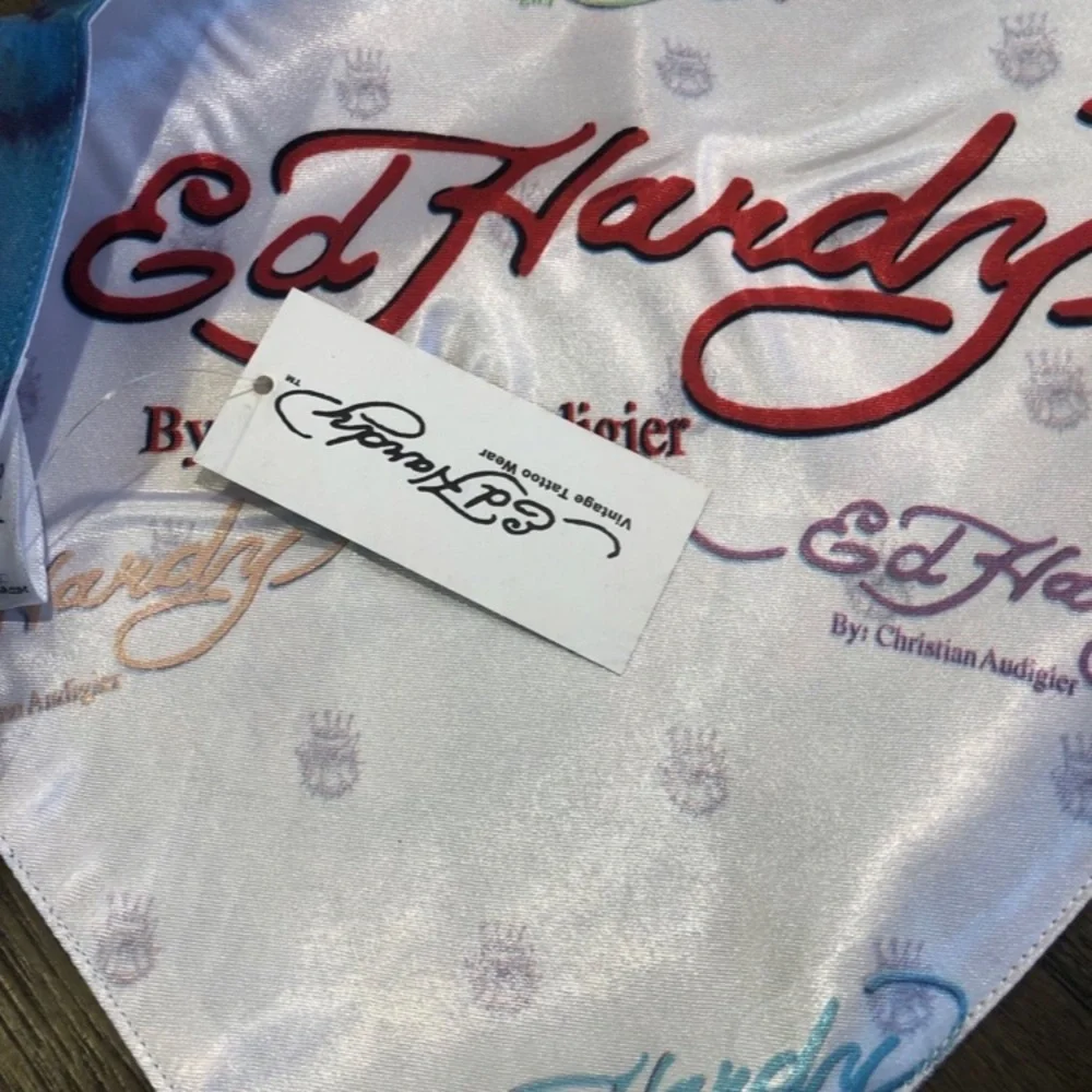 Ed Hardy by Christian Audigier Pet Bandana LoveBirds